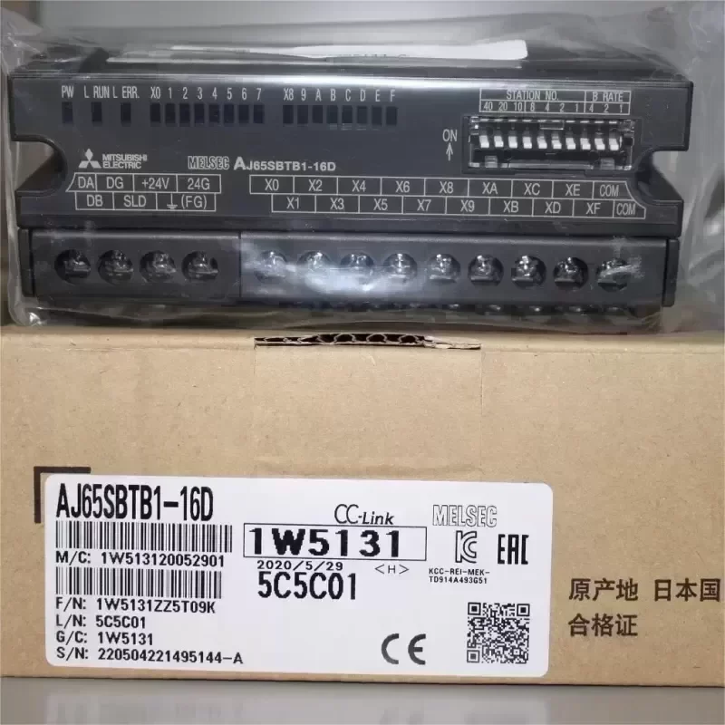 Mitsubishi MELSEC CC-Link Contact Output Module AJ65SBTB1-32D1-16D-32DT PLC Remote I/O Small PAC Dedicated