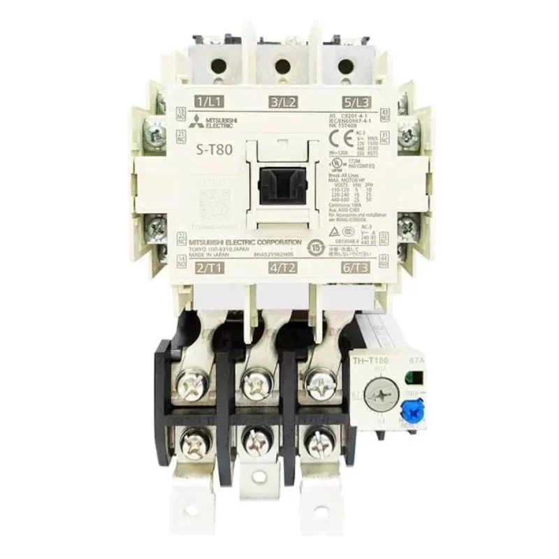 Mitsubishi MSO T-80 220V 67A Electric AC Motor Starter