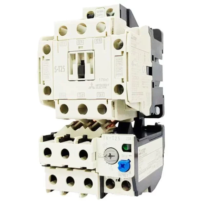 Mitsubishi MSOT-25 200V 22A Standard Type Magnetic Switch AC Operated Motor Starter 5.5kW 2a2b Auxiliary Contact