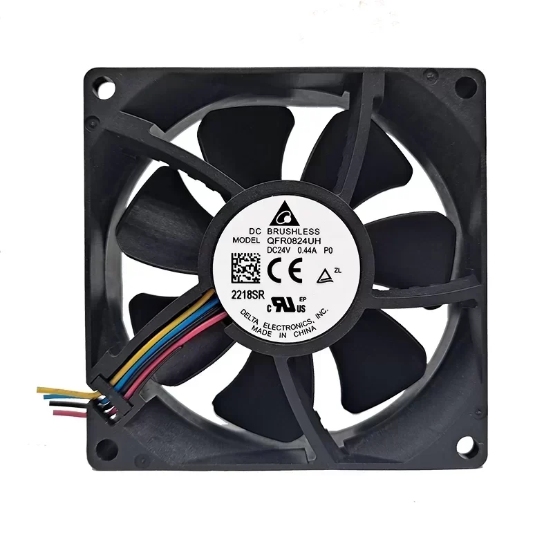 QFR0824UH-P0 Delta Axial Fans 80x80x25mm 24V 0.44A 5400RPM 58.99CFM Axial fan
