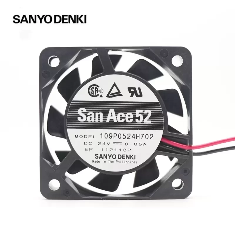 Sanyo 109P0524H702 24V 1.2W 0.05A Inverter Mini Axial Fan