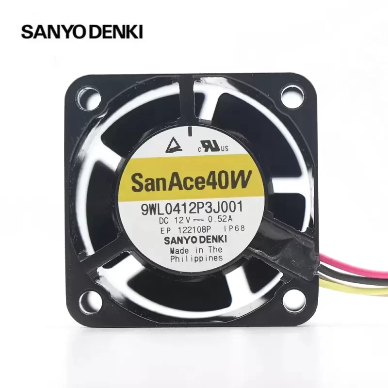 Sanyo SanAce40W 9WL0412P3J001 12V IP68 Compact Axial Fan