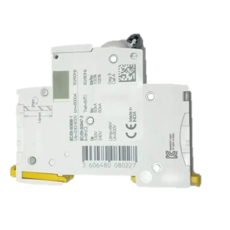 Schneider A9F74202 Miniature Circuit Breaker IC60N 2 Poles 2 a