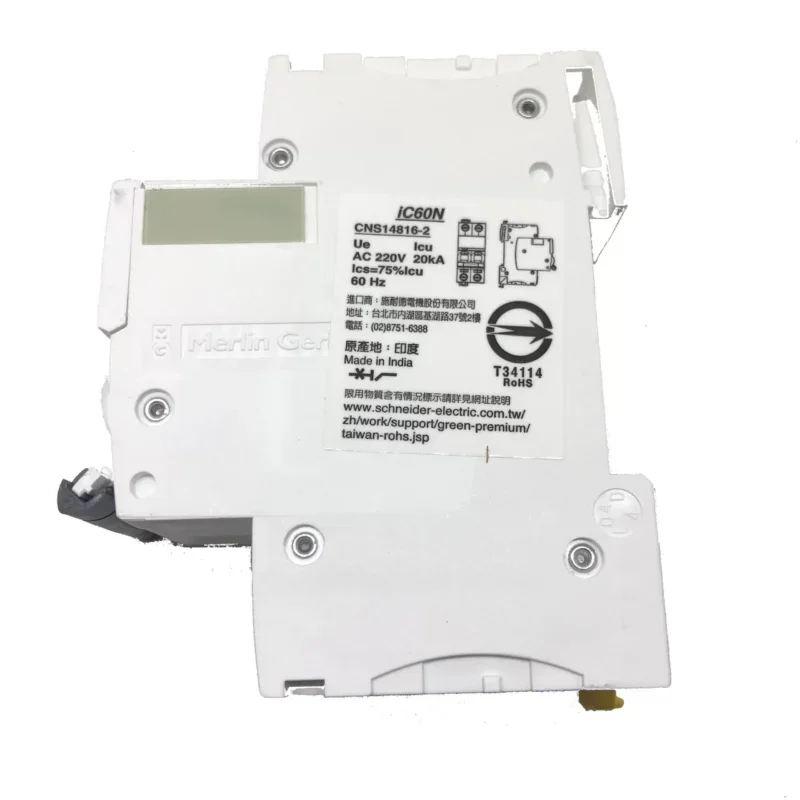 Schneider A9F74206 Miniature Circuit Breaker 2P 6A Type MCB for 250V/100V Rated Current"