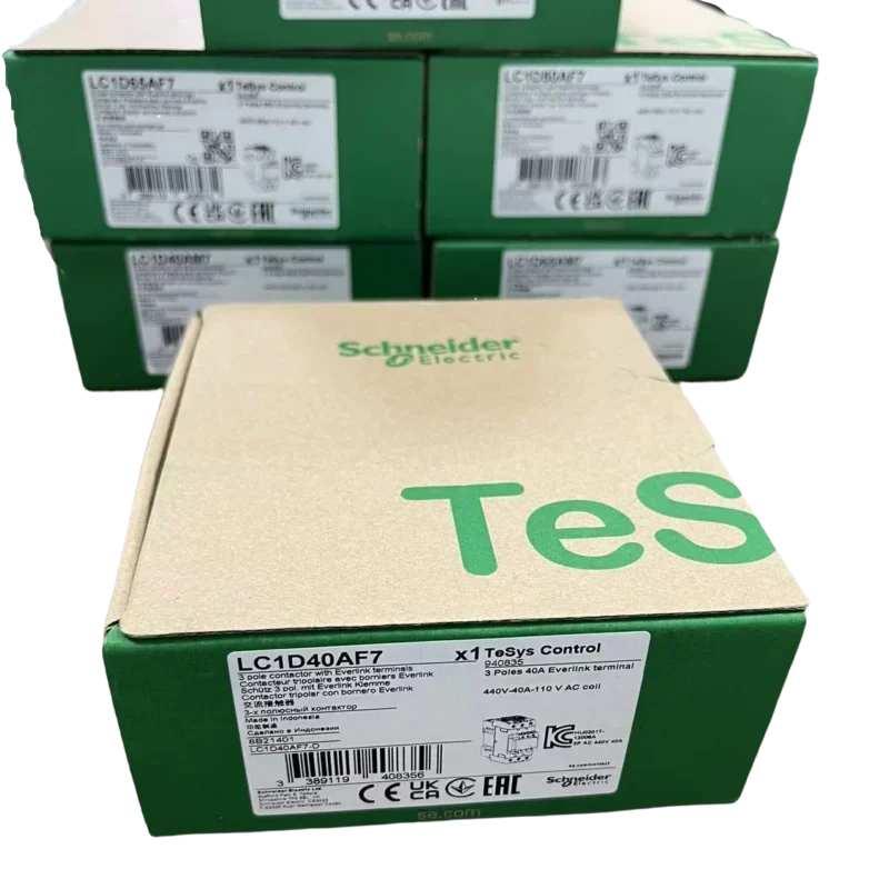 Schneider Ac Contactor LC1D40AF7 40A 110V With