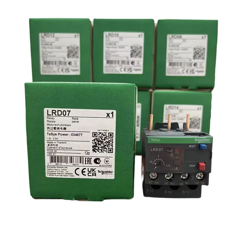 Schneider LRD07 Miniature Overload Relays 1.6 ~ 2.5 a Sealed Protection
