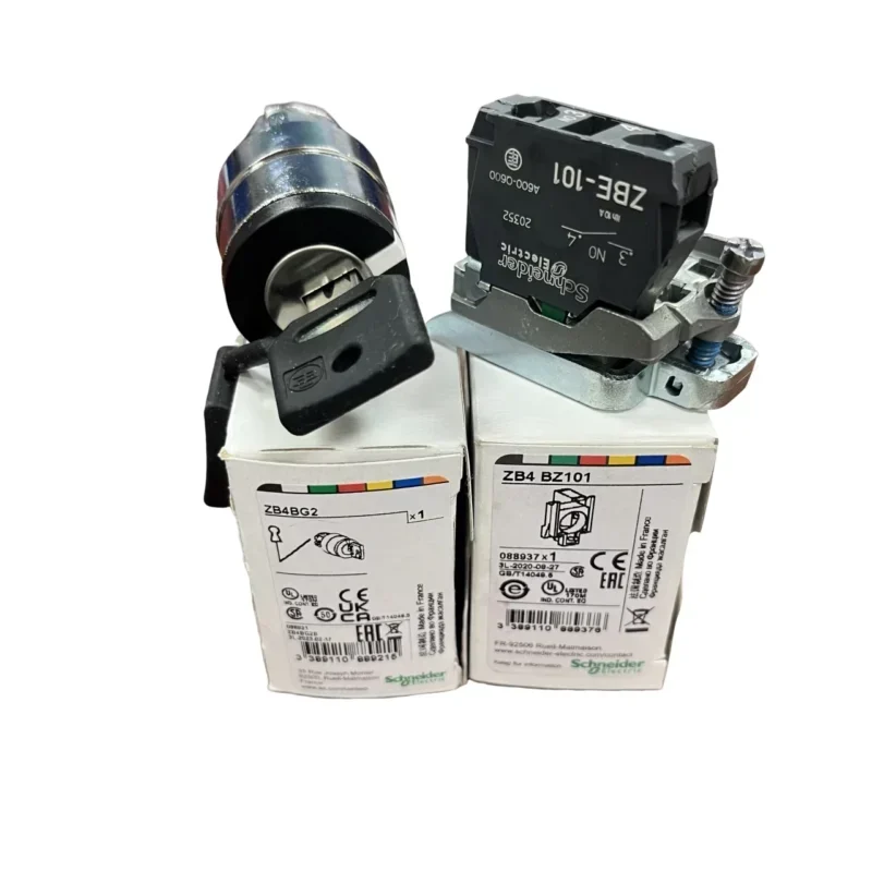 Schneider XB4BG21 22mm 1NO Metal Selector Switch