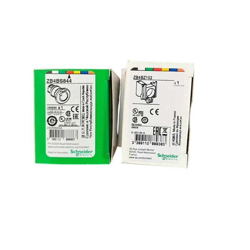 Steel Schneider XB4BS8442 Emergency Stop Switch