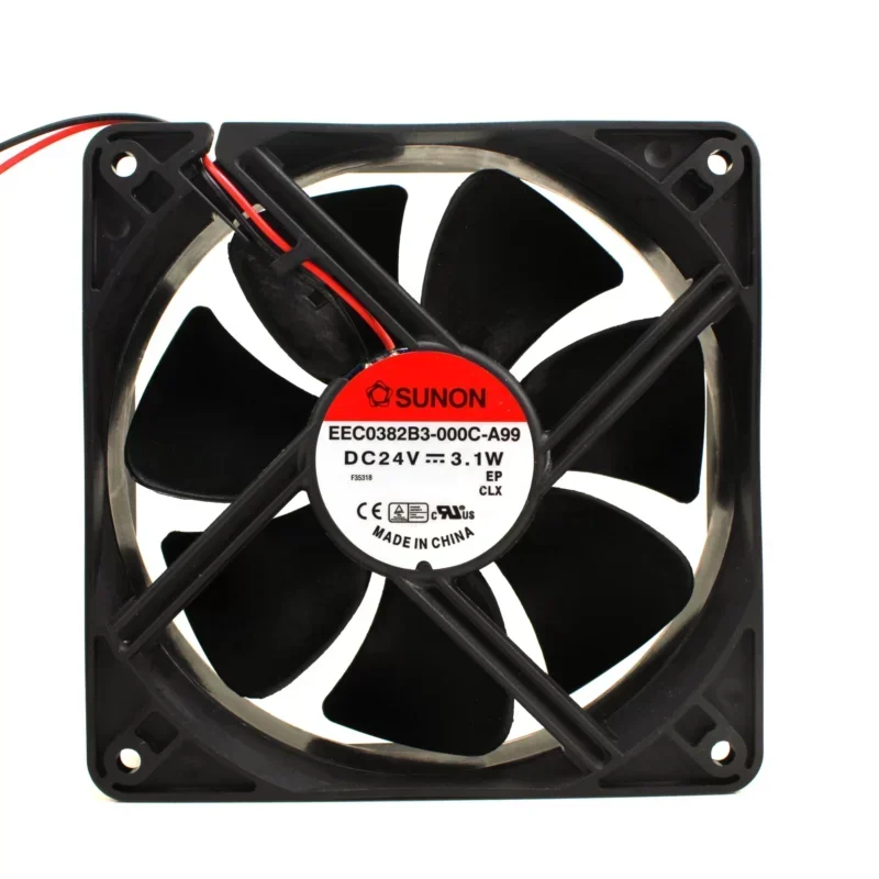 Sunon EEC0382B3-000C-A99 12038 24V 12CM Ultra-quiet Fan