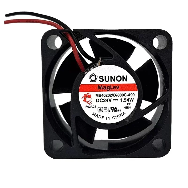 SUNON MB40202VX-000C-A99 Axial Fan VAPO Bearing 40x40x20MM 24V DC 1.54W 10.8CFM 8200RPM