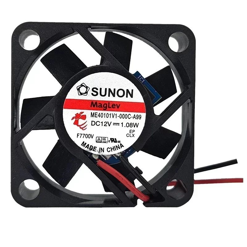SUNON ME40101V1-000C-A99 Axial Fan VAPO Bearing Plastic 40x40x10MM 12V DC 8CFM 7000RPM