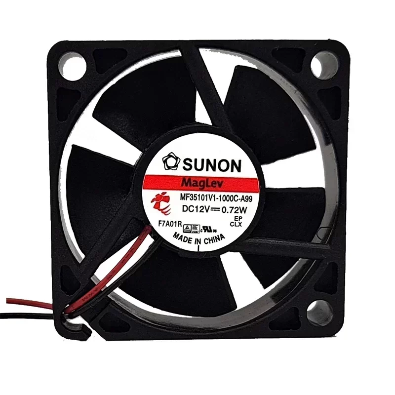 SUNON MF35101V1-1000C-A99 Axial Fan VAPO Bearing 35x35x10MM 12VDC 0.72W 7.2CFM 10000RPM