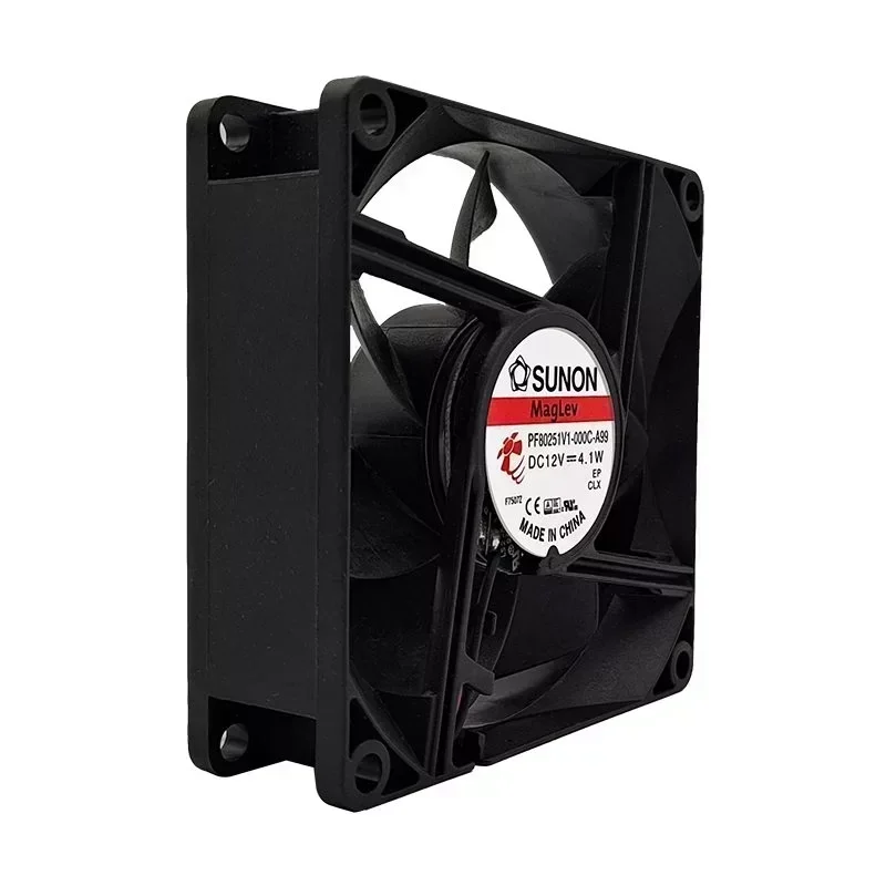 SUNON PF80251V1-000C-A99 Axial Fan VAPO Bearing Plastic Blades 12V 120x120x25MM 75CFM 4800RPM