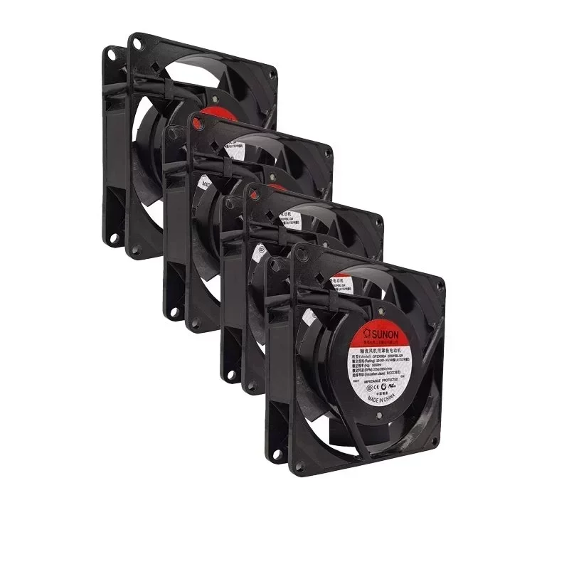 SUNON SF23080AT2082HBL.GN 80x80x25mm 2900RPM Axial Fan 220V 14W 30dBA Precision Ball Bearing