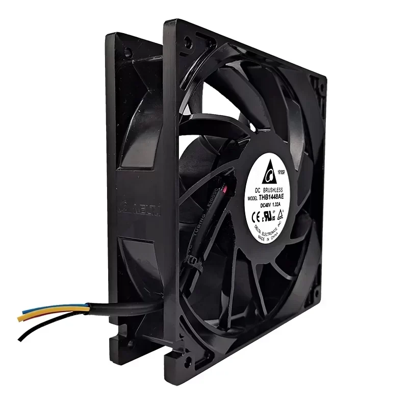 THB1448AE Delta Axial Fan 48V DC 1.32A 140x140x38mm 6100RPM 325.9CFM 1.32A