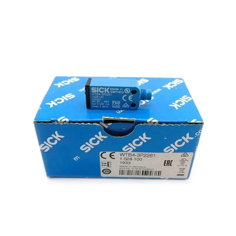 WTB4-3P2261 SICK W4-3 Series Photoelectric Sensor Block PNP Output Photoelectric Switch WTB4-3P2261