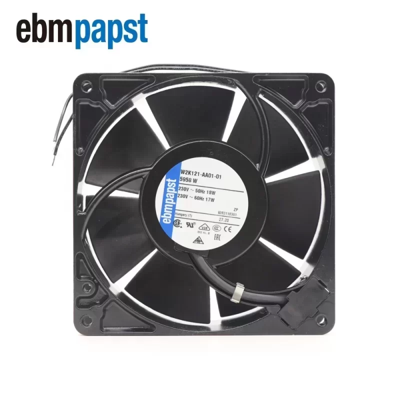 Ebmpapst 5958W 127x127x38mm 230V AC W2K121-AA01-01 Axial Fan