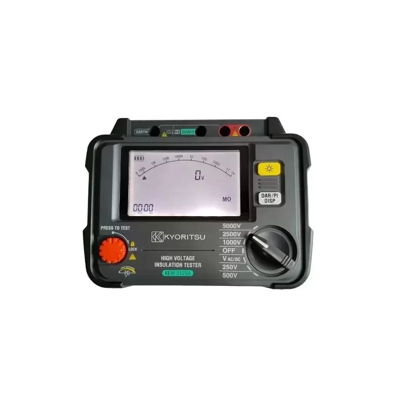 Kyoritsu 3125A 3125B Digital High Voltage Insulation Tester with 5kV Insulation Resistance Display Digital Only