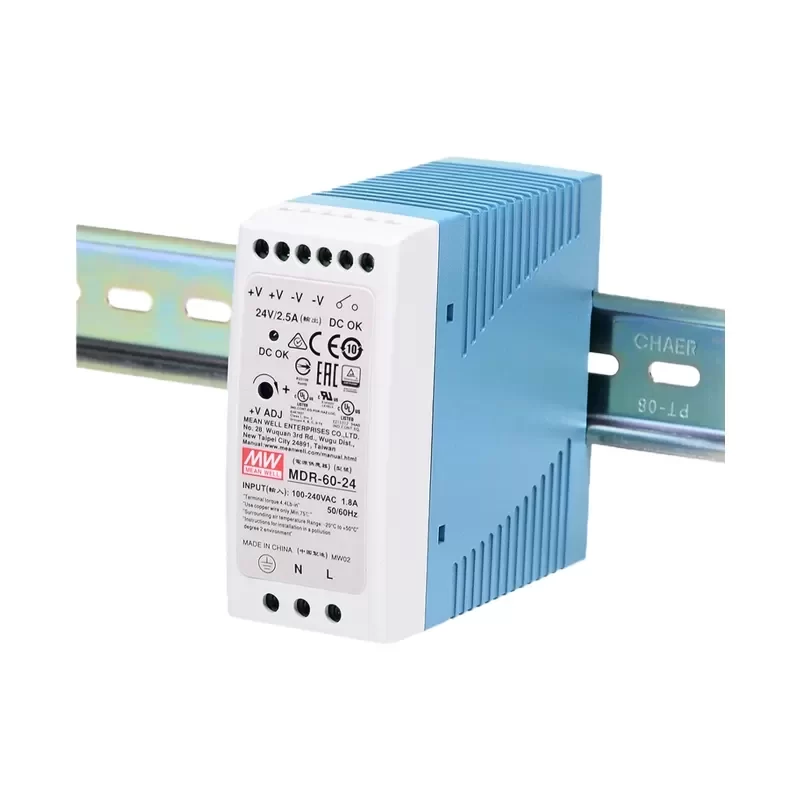 MEAN WELL MDR-60-24 24V 60W 2.5A DIN Rail Power Supply