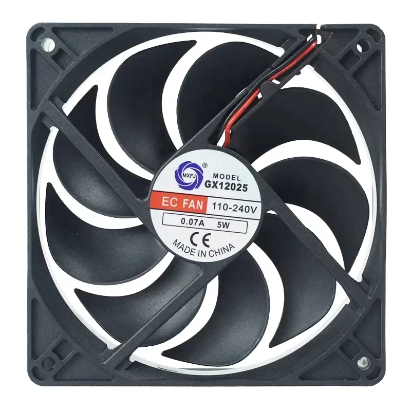 MEIXING GX12025 110-240VAC 120x120x25mm 4Inch Axial Fan