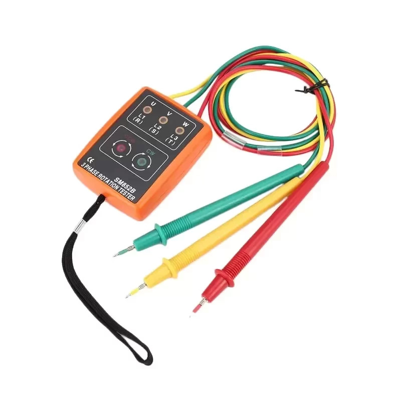SM852B 3Phase Rotation Tester Digital Phase Indicator
