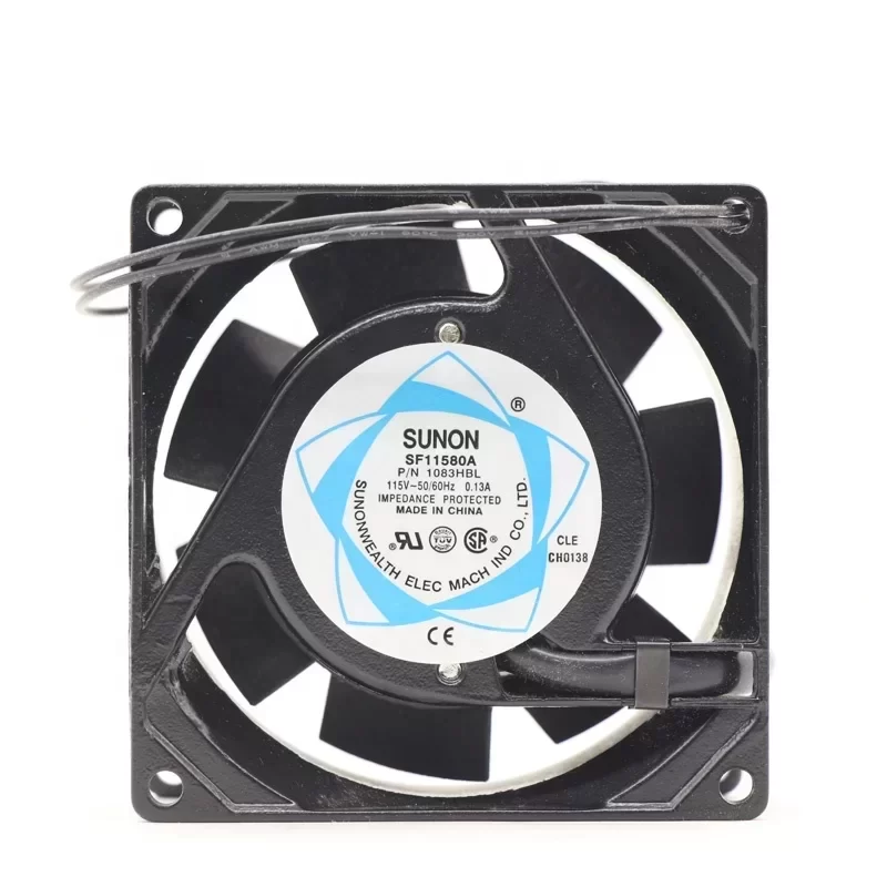 SUNON SF11580A 1083HBL.GN 115V AC 80x80x38mm Axial Fan