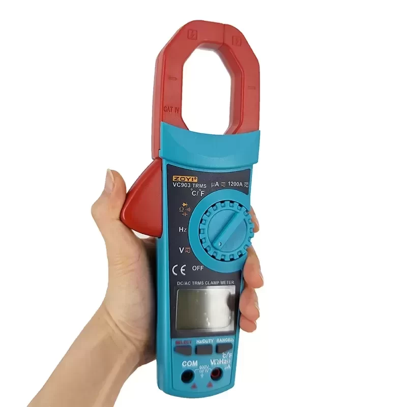 VC903 ZOYI 1200A AC DC Amp Auto Ranging Digital Clamp Meter